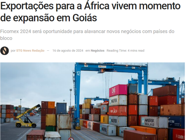 Leia mais sobre o artigo Exportações para a África vivem momento de expansão em Goiás