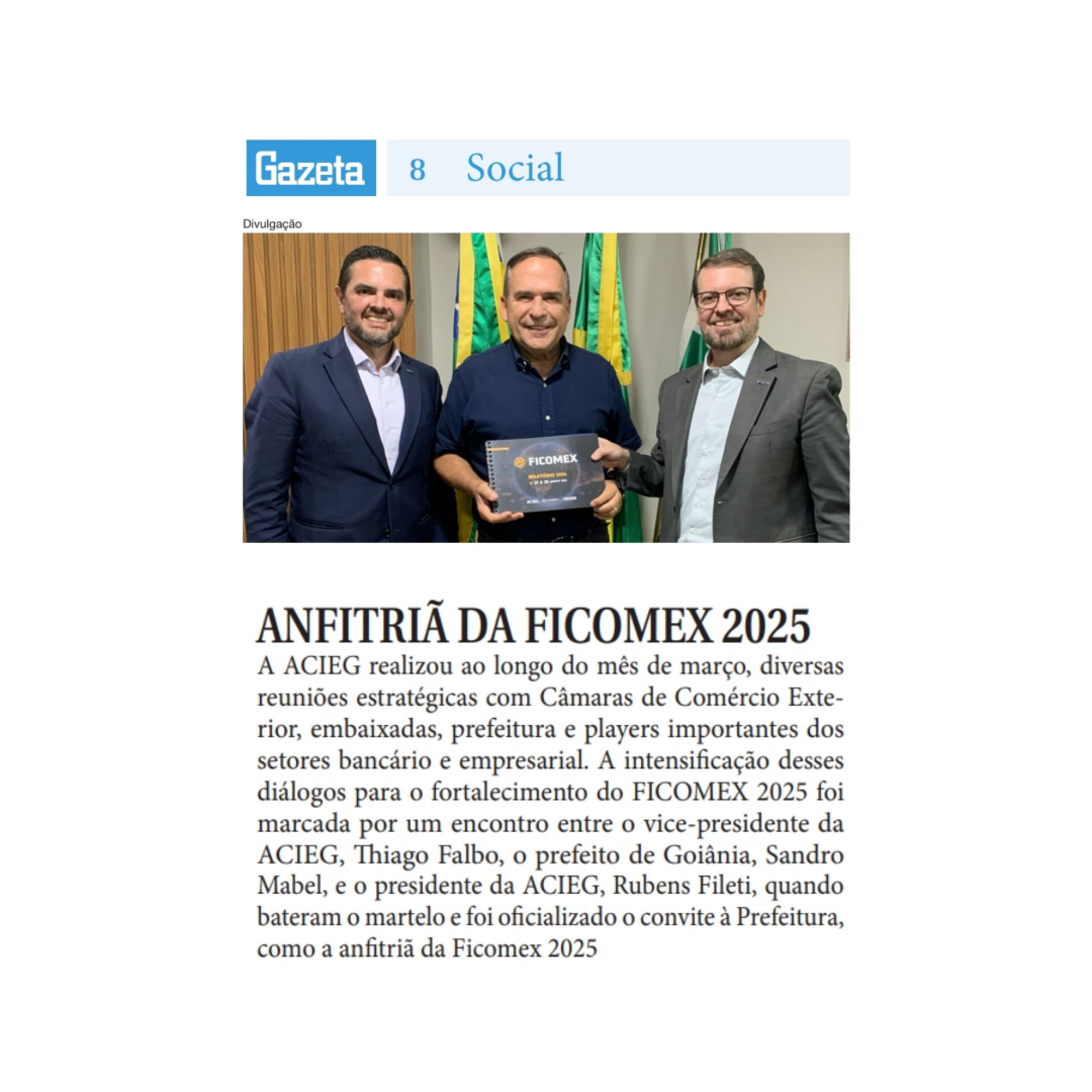 Leia mais sobre o artigo Anfitriã da Ficomex 2025