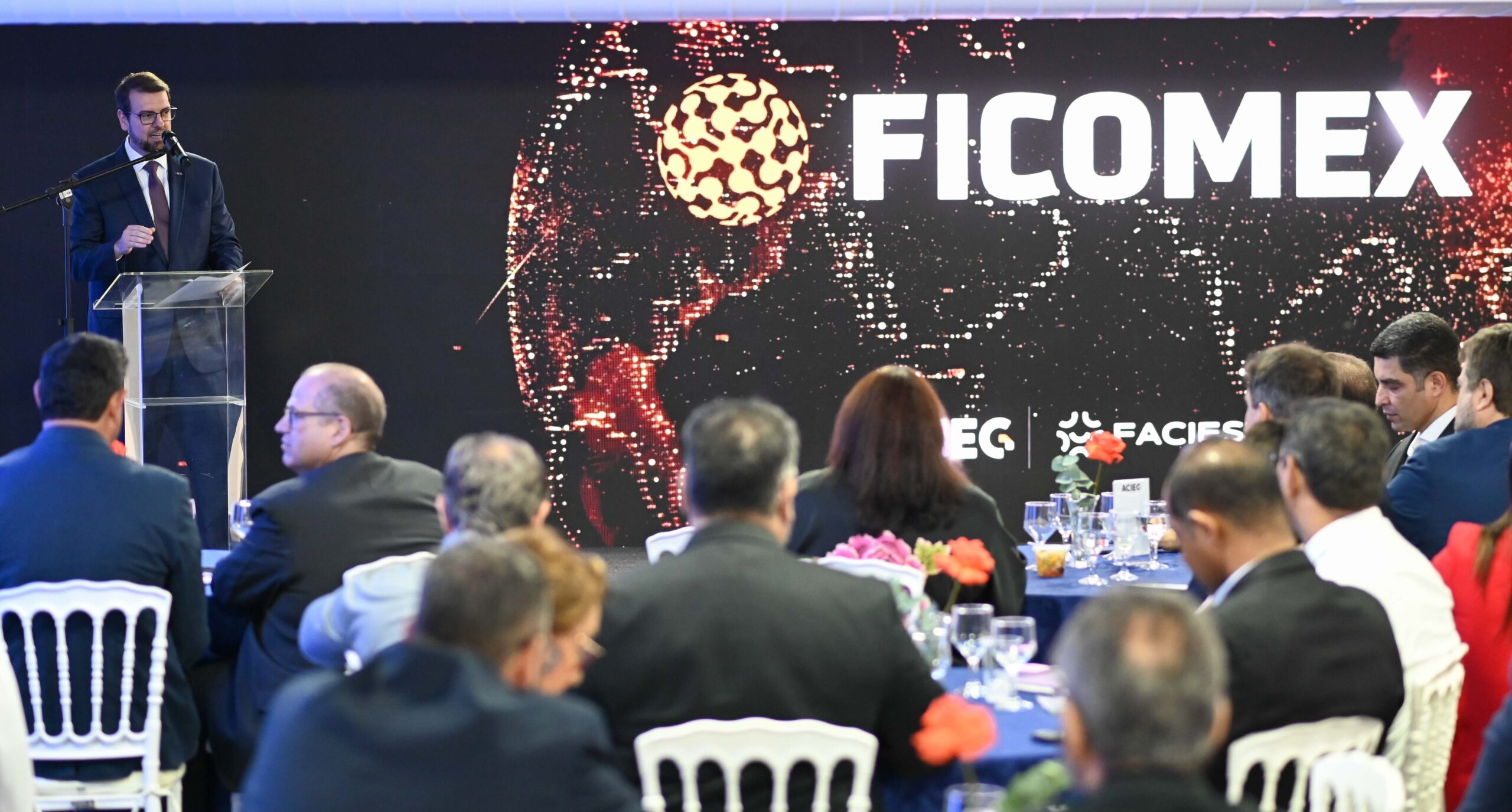 Presidente da ACIEG no evento de lançamento da Ficomex